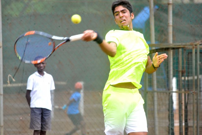 Sheil Kotecha was one of the Kenyan players who qualified for the next round on the second day which was dominated by North Africans. (Photo by Shutterspeed)